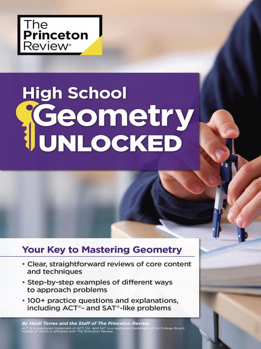 Title details for High School Geometry Unlocked by The Princeton Review - Available